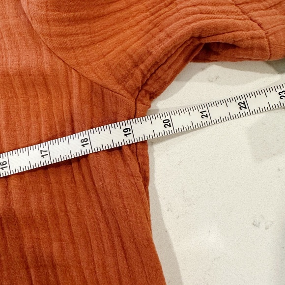 Soft Surroundings Rust Shift Top |R6 - Picture 6 of 6